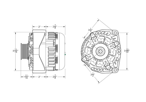 250 Amp High Output Alternator For GM Suburban Tahoe Silverado Escalade Silverado