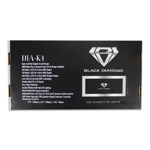 DIA-K4 | 2,000 WATT RMS 4 CHANNEL CAR AMPLIFIER